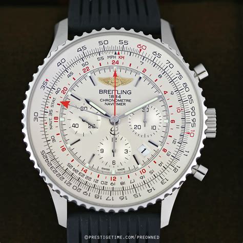 breitling navitimer second hand|breitling pre owned men's watches.